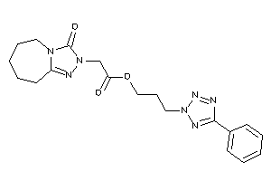 Image of 2-(3-keto-6,7,8,9-tetrahydro-5H-[1,2,4]triazolo[4,3-a]azepin-2-yl)acetic Acid 3-(5-phenyltetrazol-2-yl)propyl Ester
