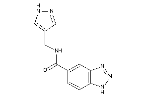 N-(1H-pyrazol-4-ylmethyl)-1H-benzotriazole-5-carboxamide