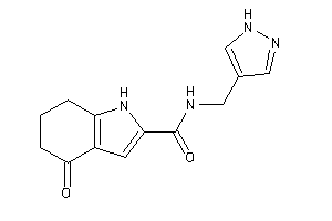 4-keto-N-(1H-pyrazol-4-ylmethyl)-1,5,6,7-tetrahydroindole-2-carboxamide