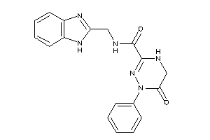 N-(1H-benzimidazol-2-ylmethyl)-6-keto-1-phenyl-4,5-dihydro-1,2,4-triazine-3-carboxamide