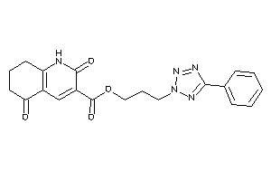 Image of 2,5-diketo-1,6,7,8-tetrahydroquinoline-3-carboxylic Acid 3-(5-phenyltetrazol-2-yl)propyl Ester