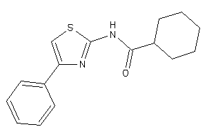 Image of N-(4-phenylthiazol-2-yl)cyclohexanecarboxamide