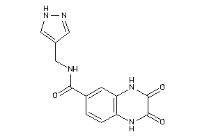 2,3-diketo-N-(1H-pyrazol-4-ylmethyl)-1,4-dihydroquinoxaline-6-carboxamide