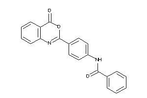 N-[4-(4-keto-3,1-benzoxazin-2-yl)phenyl]benzamide