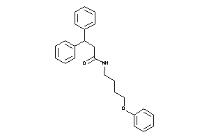Image of N-(4-phenoxybutyl)-3,3-diphenyl-propionamide