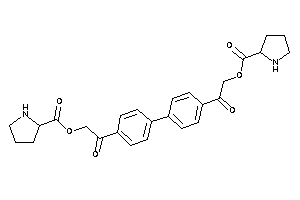 Image of Pyrrolidine-2-carboxylic Acid [2-keto-2-[4-[4-(2-prolyloxyacetyl)phenyl]phenyl]ethyl] Ester