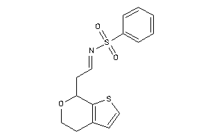 N-[2-(5,7-dihydro-4H-thieno[2,3-c]pyran-7-yl)ethylidene]benzenesulfonamide