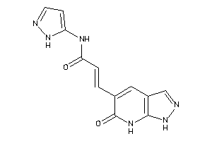 Image of 3-(6-keto-1,7-dihydropyrazolo[3,4-b]pyridin-5-yl)-N-(1H-pyrazol-5-yl)acrylamide