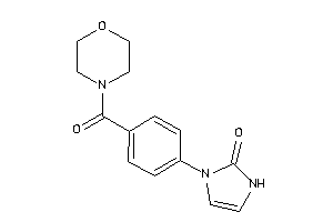 1-[4-(morpholine-4-carbonyl)phenyl]-4-imidazolin-2-one