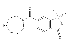 6-(1,4-diazepane-1-carbonyl)-1,1-diketo-1,2-benzothiazol-3-one