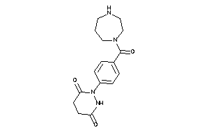 1-[4-(1,4-diazepane-1-carbonyl)phenyl]hexahydropyridazine-3,6-quinone