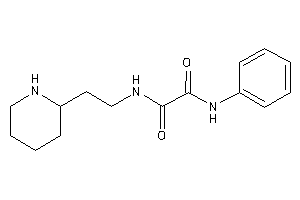 N'-phenyl-N-[2-(2-piperidyl)ethyl]oxamide