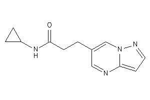 N-cyclopropyl-3-pyrazolo[1,5-a]pyrimidin-6-yl-propionamide