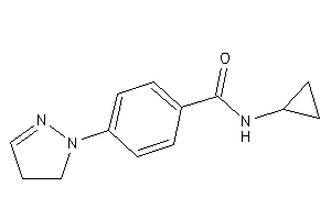 Image of N-cyclopropyl-4-(2-pyrazolin-1-yl)benzamide