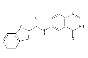 N-(4-keto-3H-quinazolin-6-yl)-2,3-dihydrobenzothiophene-2-carboxamide