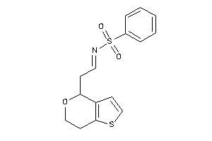N-[2-(6,7-dihydro-4H-thieno[3,2-c]pyran-4-yl)ethylidene]benzenesulfonamide