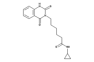 N-cyclopropyl-6-(4-keto-2-thioxo-1H-quinazolin-3-yl)hexanamide
