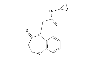 Image of N-cyclopropyl-2-(4-keto-2,3-dihydro-1,5-benzoxazepin-5-yl)acetamide