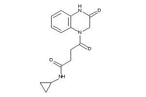 Image of N-cyclopropyl-4-keto-4-(3-keto-2,4-dihydroquinoxalin-1-yl)butyramide