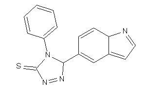 3-(7aH-indol-5-yl)-4-phenyl-3H-1,2,4-triazole-5-thione