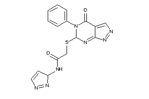 2-[(4-keto-5-phenyl-6H-pyrazolo[3,4-d]pyrimidin-6-yl)thio]-N-(3H-pyrazol-3-yl)acetamide