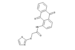 Image of N-(9,10-diketo-1-anthryl)-2-(thiazol-2-ylthio)acetamide