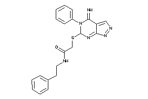 Image of 2-[(4-imino-5-phenyl-6H-pyrazolo[3,4-d]pyrimidin-6-yl)thio]-N-phenethyl-acetamide