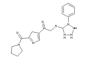 2-[(1-phenyltetrazolidin-5-yl)thio]-1-[2-(pyrrolidine-1-carbonyl)-3H-pyrrol-4-yl]ethanone