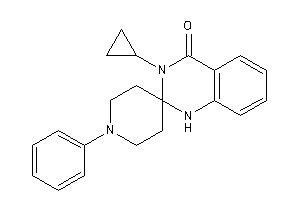 3-cyclopropyl-1'-phenyl-spiro[1H-quinazoline-2,4'-piperidine]-4-one