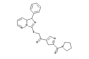 2-[(5-phenyl-4a,5-dihydroimidazo[5,1-f]pyridazin-7-yl)thio]-1-[2-(pyrrolidine-1-carbonyl)-3H-pyrrol-4-yl]ethanone
