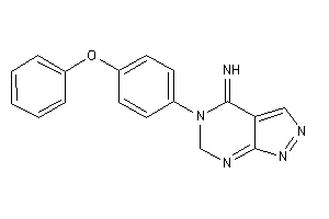 [5-(4-phenoxyphenyl)-6H-pyrazolo[3,4-d]pyrimidin-4-ylidene]amine