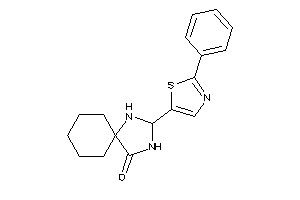 2-(2-phenylthiazol-5-yl)-1,3-diazaspiro[4.5]decan-4-one