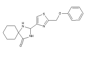 2-[2-(phenoxymethyl)thiazol-4-yl]-1,3-diazaspiro[4.5]decan-4-one