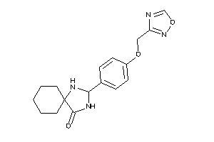 2-[4-(1,2,4-oxadiazol-3-ylmethoxy)phenyl]-1,3-diazaspiro[4.5]decan-4-one