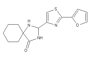 2-[2-(2-furyl)thiazol-4-yl]-1,3-diazaspiro[4.5]decan-4-one