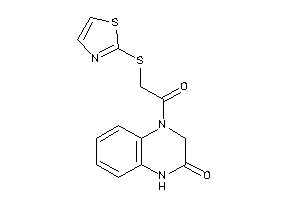 4-[2-(thiazol-2-ylthio)acetyl]-1,3-dihydroquinoxalin-2-one