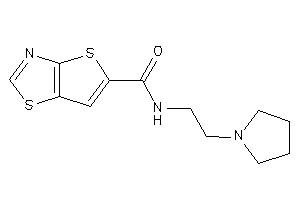 Image of N-(2-pyrrolidinoethyl)thieno[2,3-d]thiazole-5-carboxamide