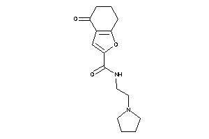 Image of 4-keto-N-(2-pyrrolidinoethyl)-6,7-dihydro-5H-benzofuran-2-carboxamide