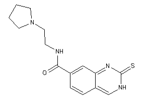 N-(2-pyrrolidinoethyl)-2-thioxo-3H-quinazoline-7-carboxamide