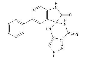 Image of 5'-phenylspiro[4,6-dihydro-2H-pyrazolo[4,3-d]pyrimidine-5,3'-indoline]-2',7-quinone