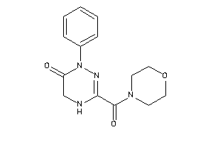 3-(morpholine-4-carbonyl)-1-phenyl-4,5-dihydro-1,2,4-triazin-6-one