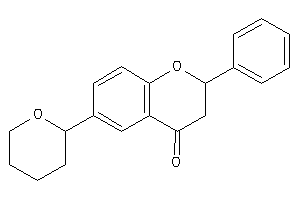 2-phenyl-6-tetrahydropyran-2-yl-chroman-4-one