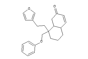 Image of 8-[2-(3-furyl)ethyl]-8-(phenoxymethyl)-1,4a,5,6,7,8a-hexahydronaphthalen-2-one