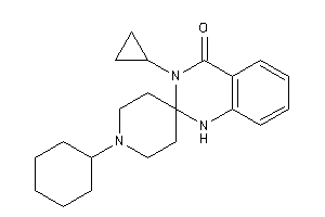 1'-cyclohexyl-3-cyclopropyl-spiro[1H-quinazoline-2,4'-piperidine]-4-one