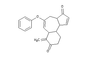 7-methylene-5-phenoxy-4,6a,9,10,10a,10b-hexahydro-3aH-benzo[e]azulene-3,8-quinone