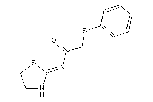 Image of 2-(phenylthio)-N-thiazolidin-2-ylidene-acetamide