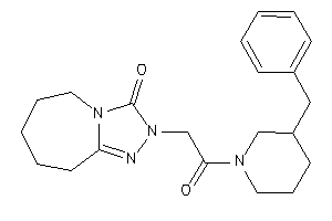 2-[2-(3-benzylpiperidino)-2-keto-ethyl]-6,7,8,9-tetrahydro-5H-[1,2,4]triazolo[4,3-a]azepin-3-one