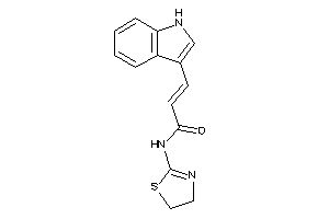 3-(1H-indol-3-yl)-N-(2-thiazolin-2-yl)acrylamide