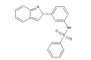 N-[3-(2H-indol-2-yl)phenyl]benzenesulfonamide
