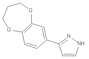 Image of 3-(3,4-dihydro-2H-1,5-benzodioxepin-7-yl)-1H-pyrazole
